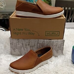 Kuru Cloud Roam Atla Women's Sz 9.5 M Slip-on Orthopedic Plantar Fasciitis Shoes